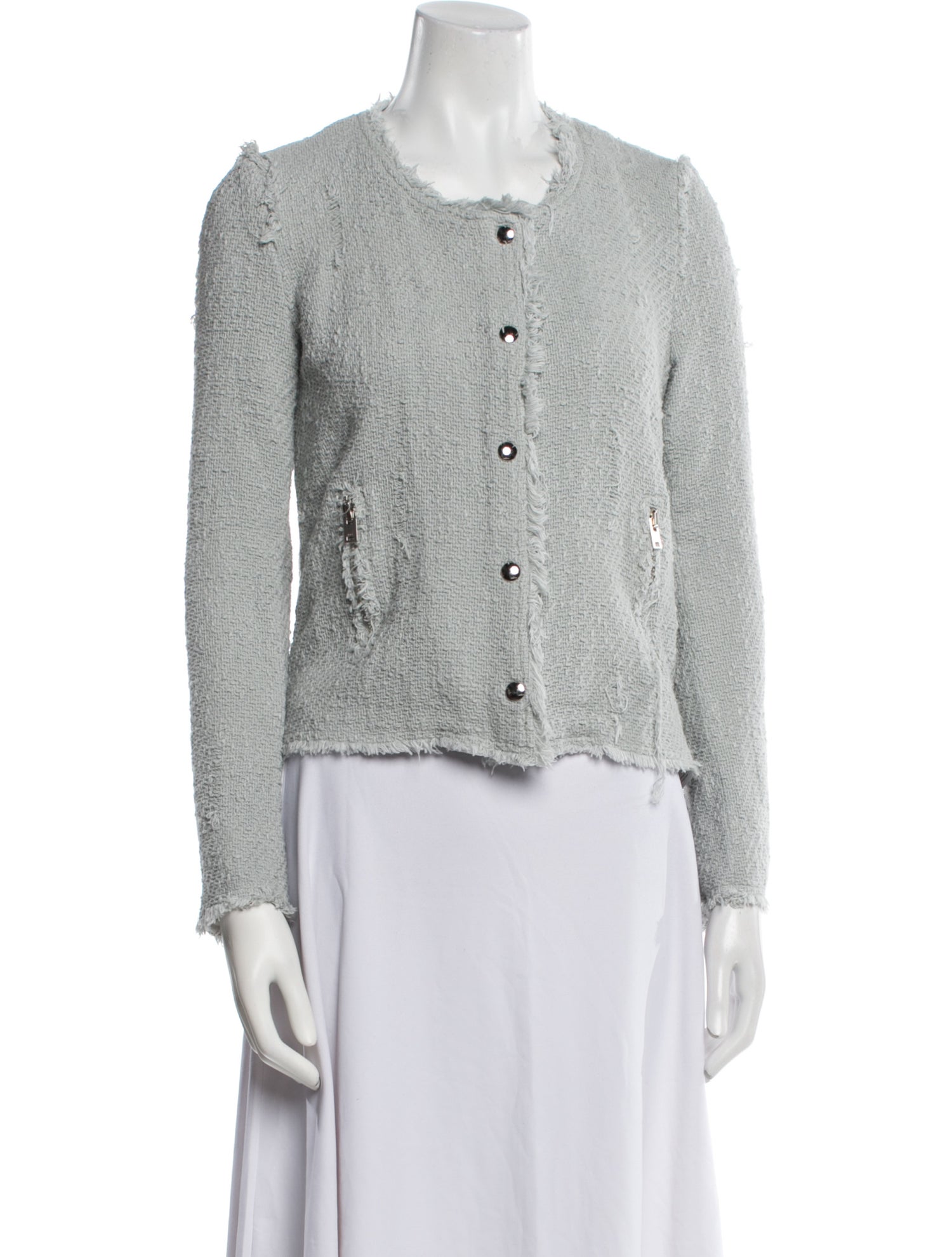 Iro Tweed Pattern Evening Jacket