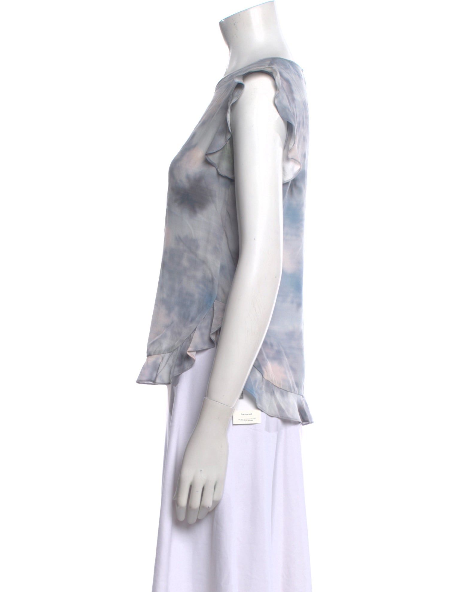 Iro Silk Tie-Dye Print T-Shirt