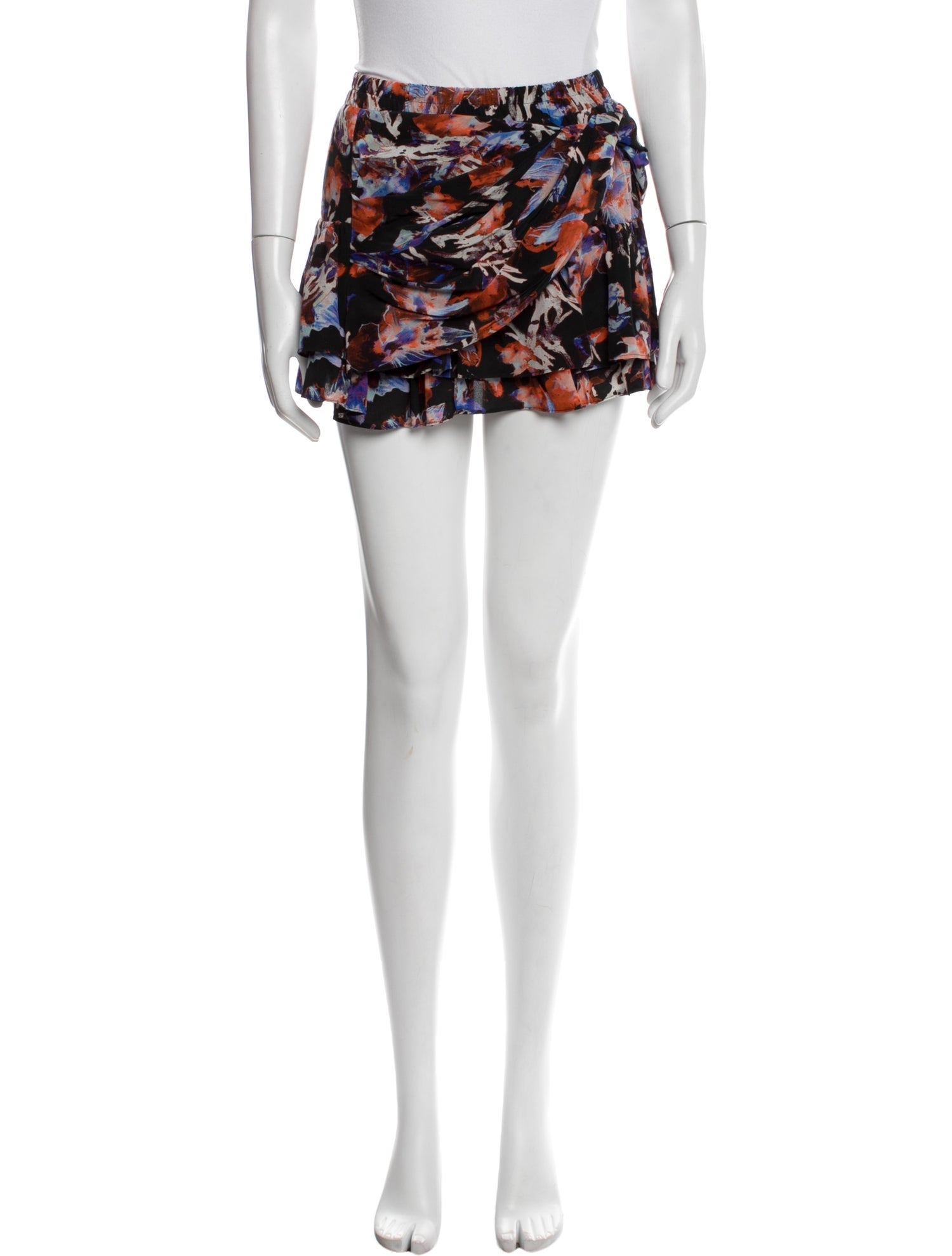 Iro Floral Print Mini Skirt