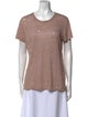 Iro Linen Scoop Neck T-Shirt