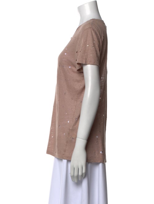 Iro Linen Scoop Neck T-Shirt