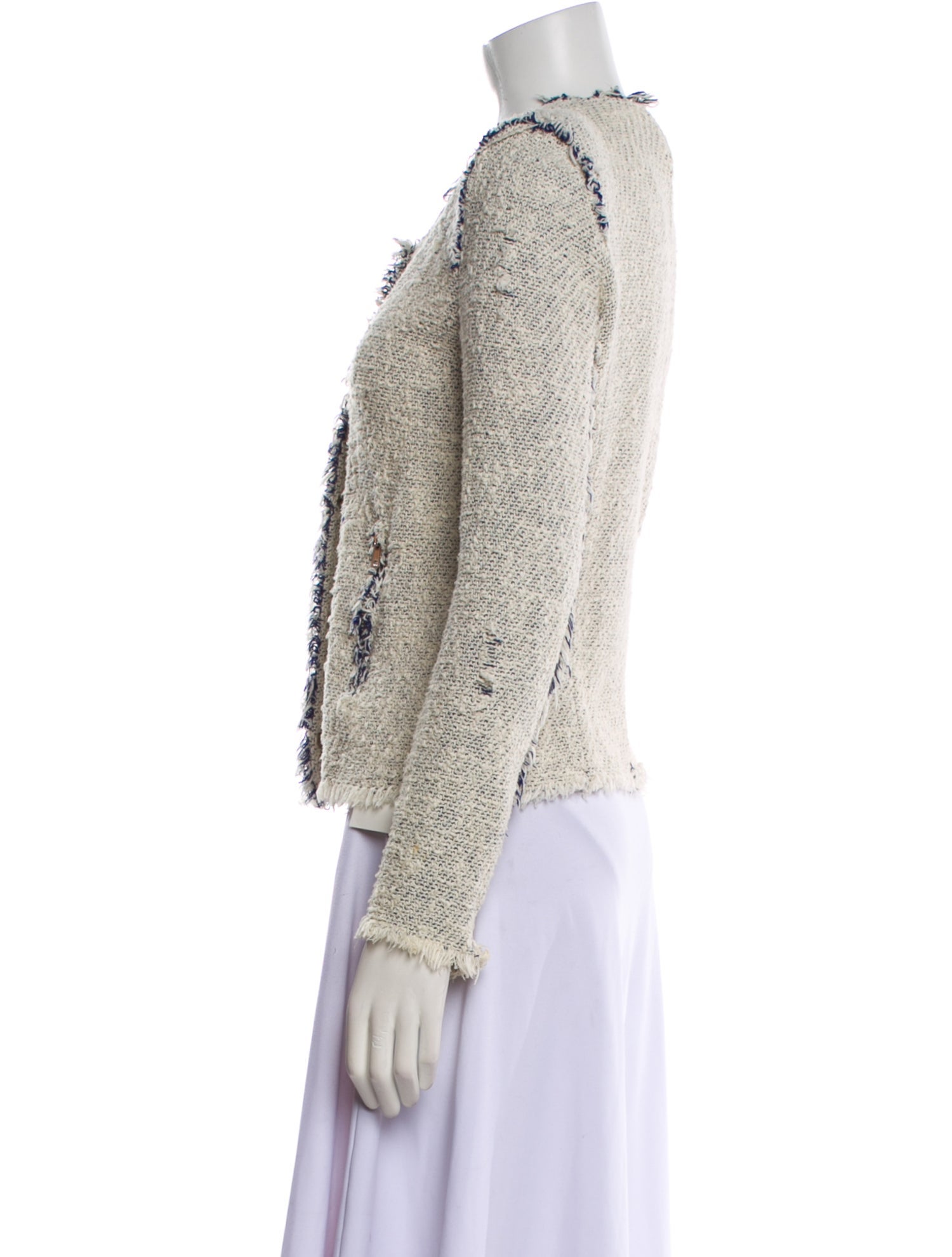 Iro Tweed Pattern Evening Jacket