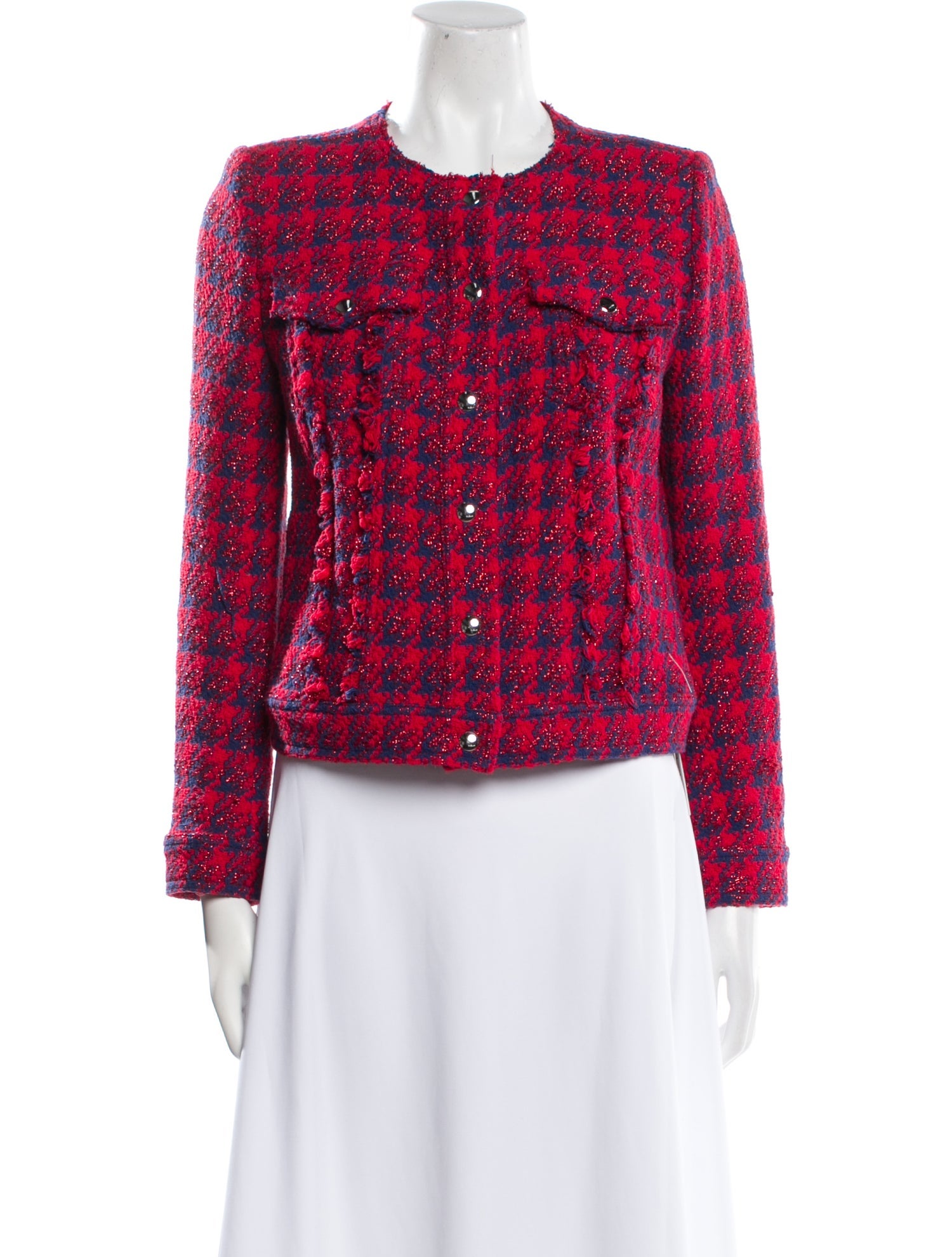 Iro Tweed Pattern Evening Jacket