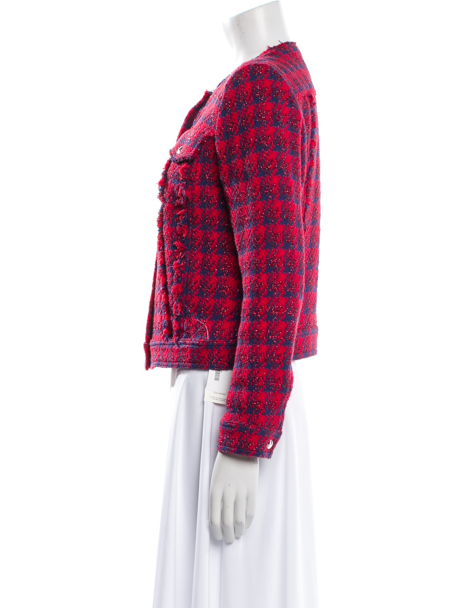 Iro Tweed Pattern Evening Jacket