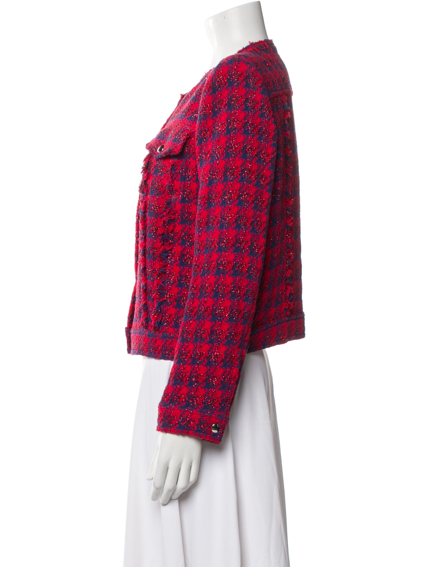Iro Tweed Pattern Evening Jacket