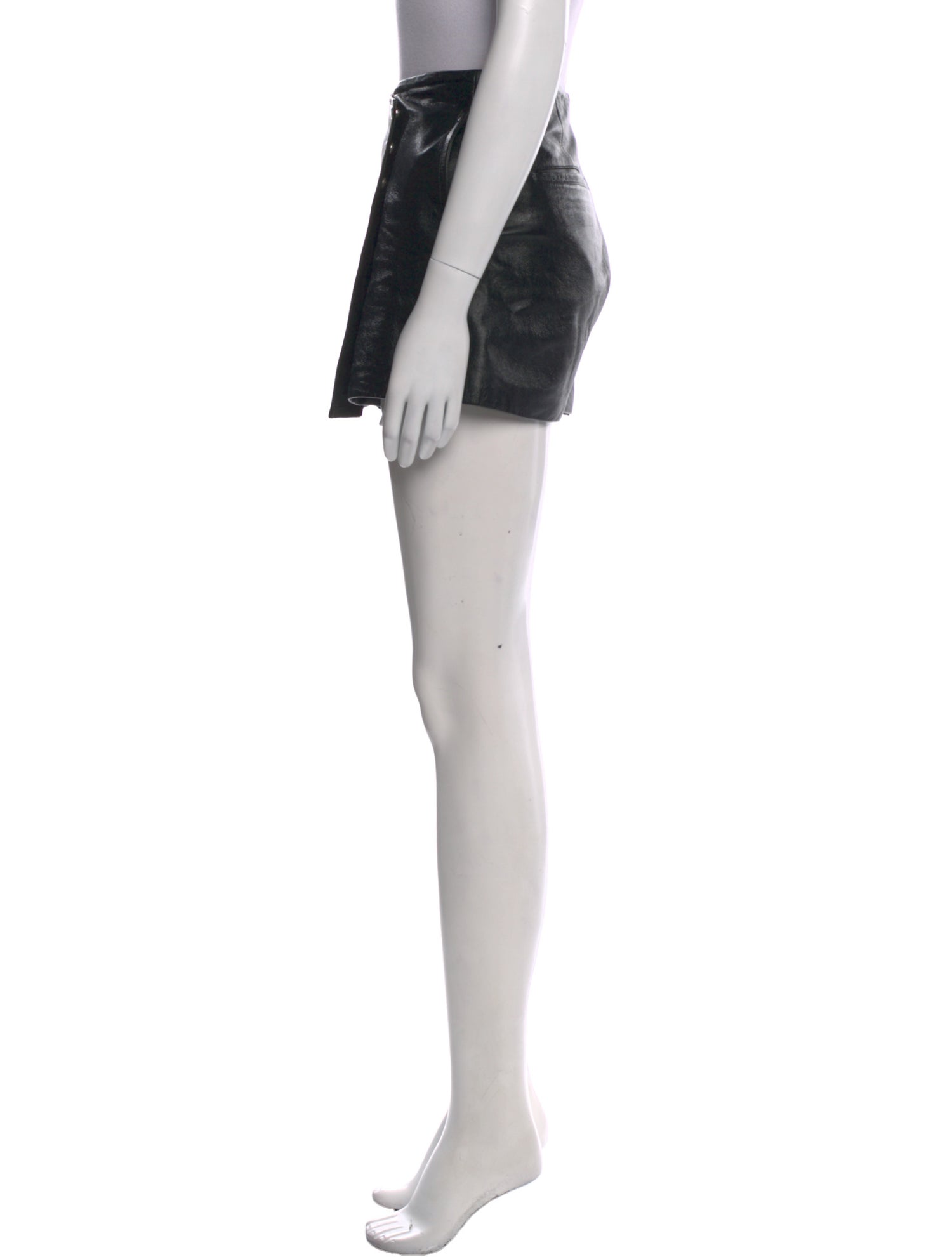 Iro Leather Mini Shorts