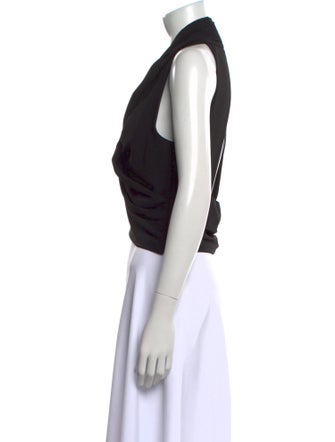 Iro V-Neck Sleeveless Crop Top