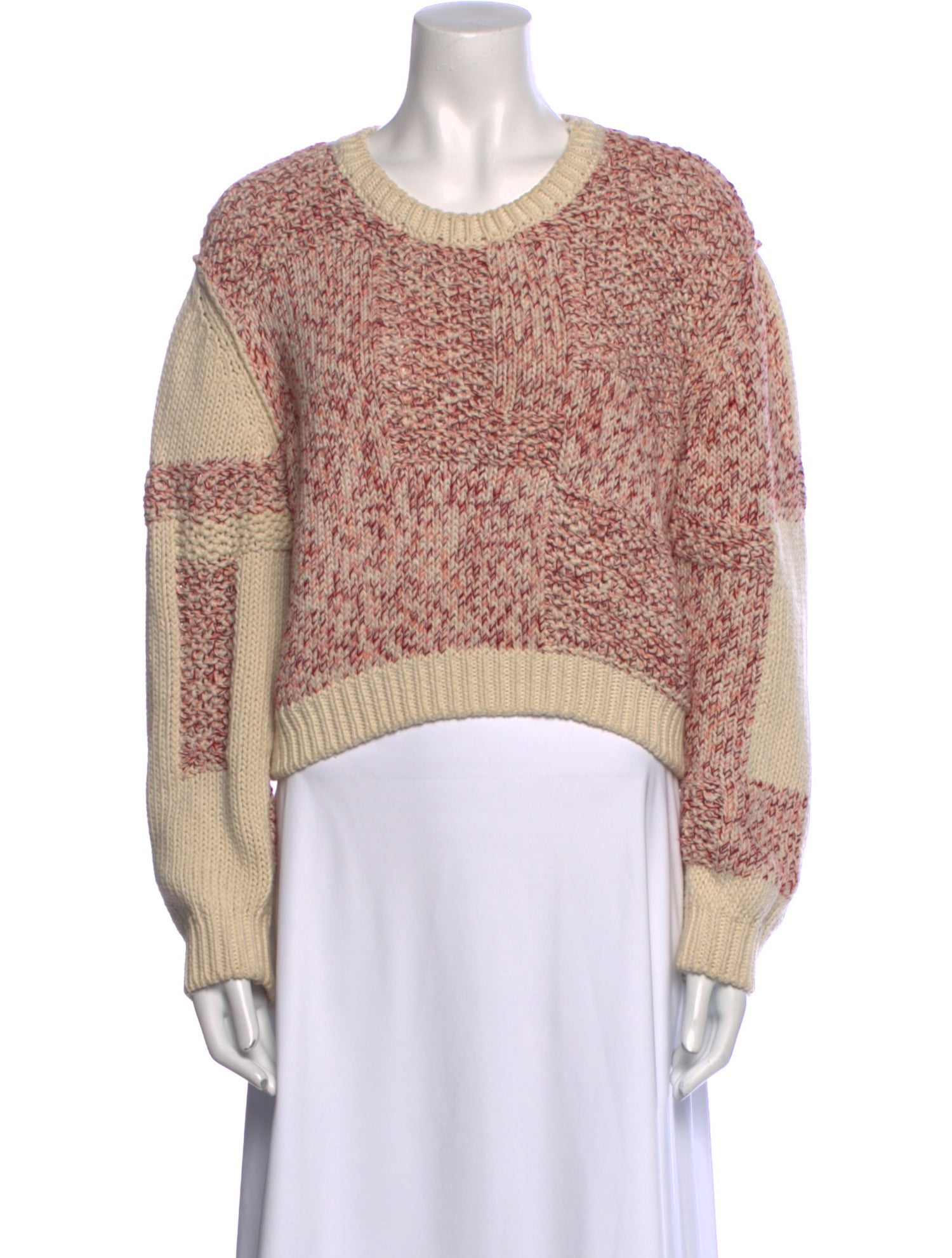 Iro Printed Scoop Neck Sweater