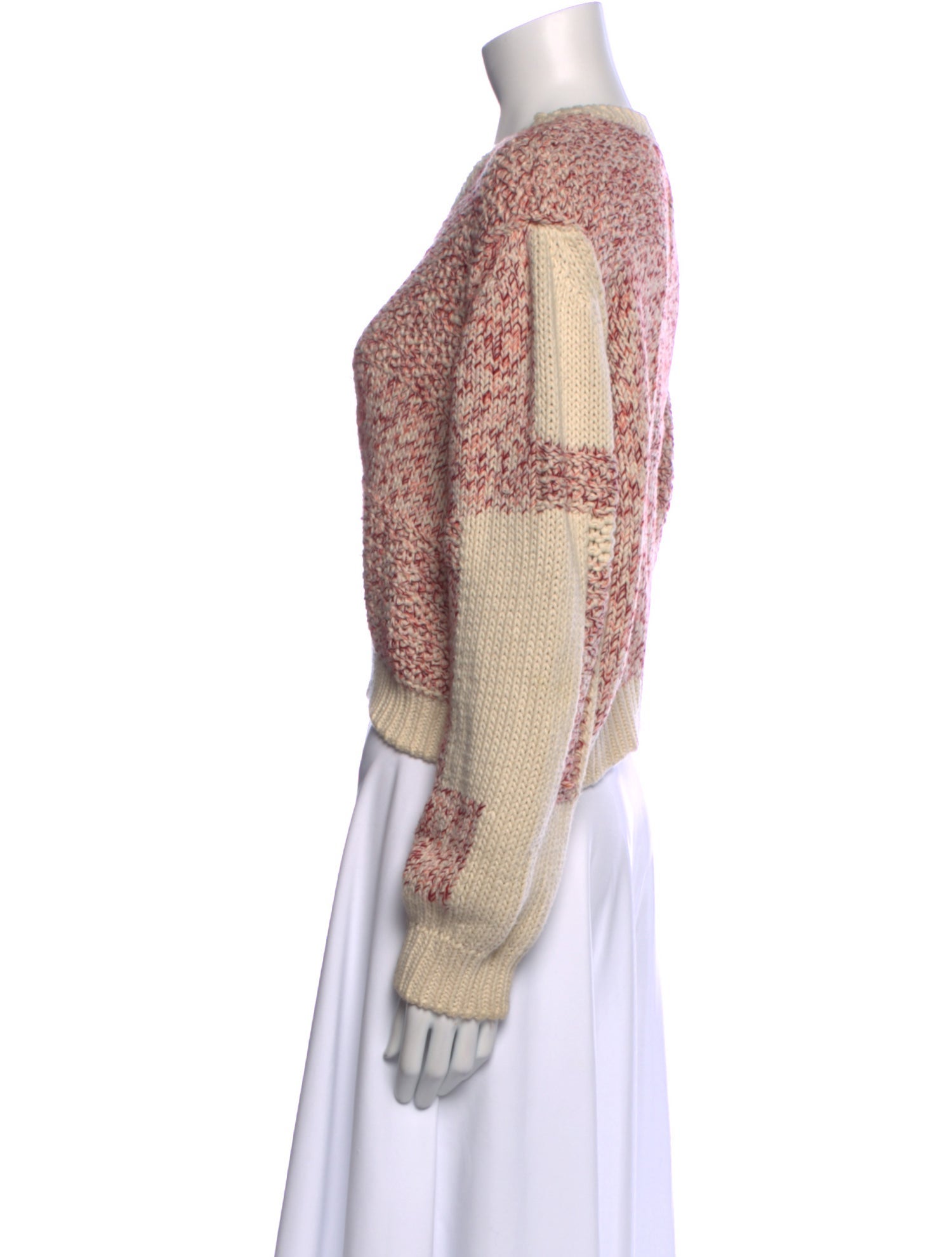 Iro Printed Scoop Neck Sweater