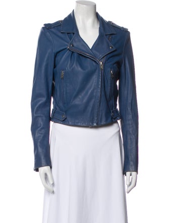 Iro Lamb Leather Biker Jacket