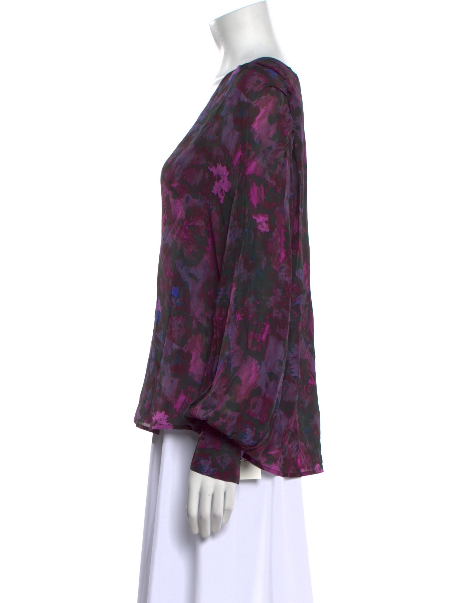 Iro Floral Print V-Neck Blouse