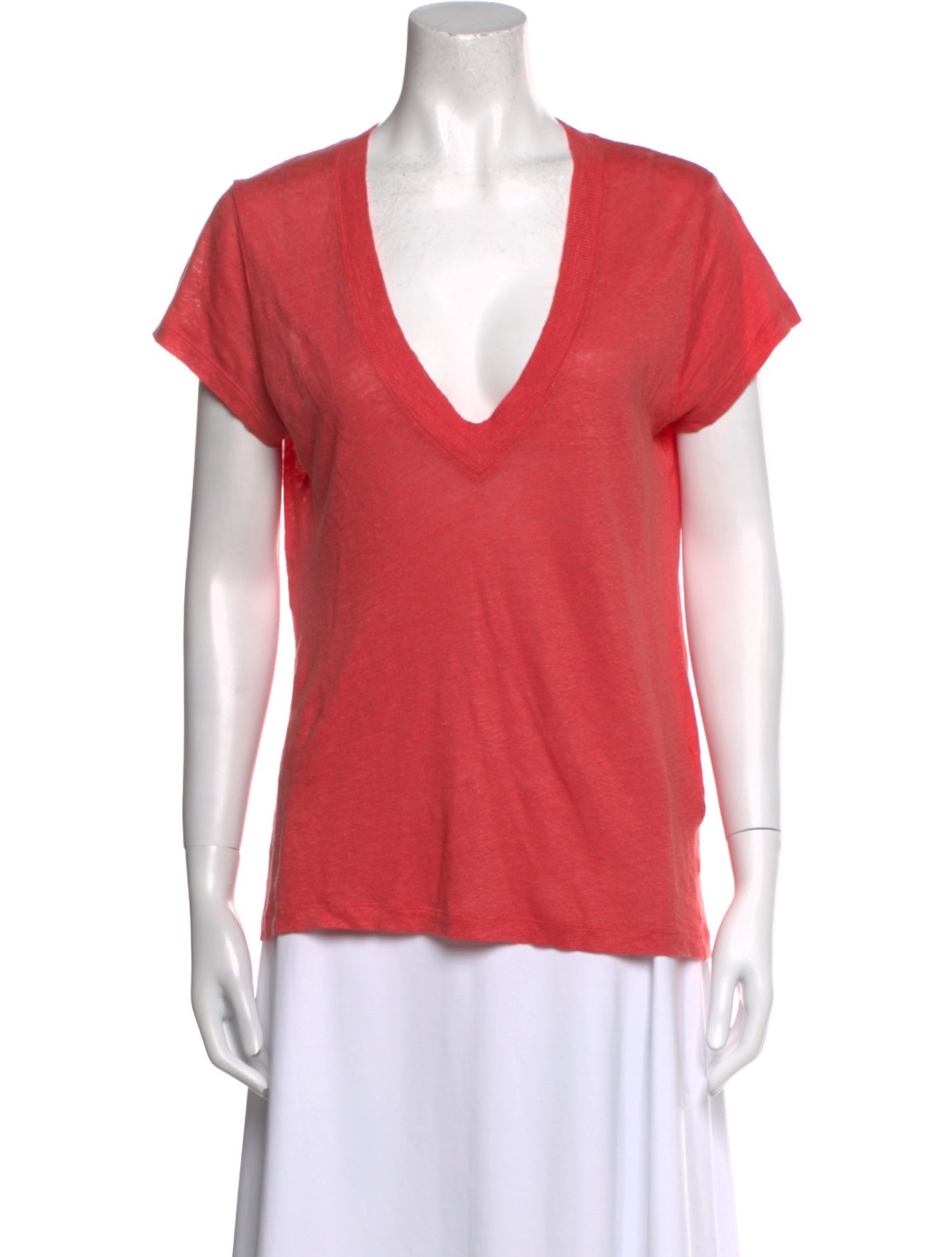 Iro Linen V-Neck T-Shirt