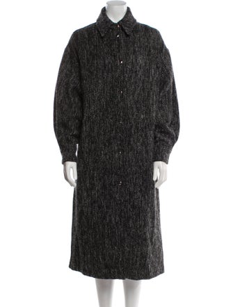 Iro Virgin Wool Faux Fur Coat