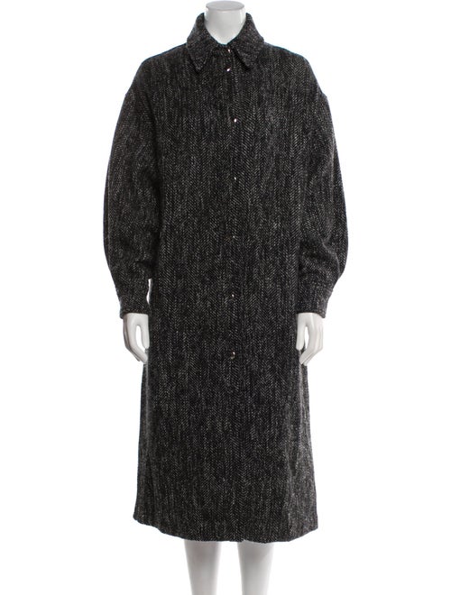 Iro Virgin Wool Faux Fur Coat