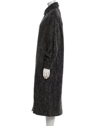 Iro Virgin Wool Faux Fur Coat