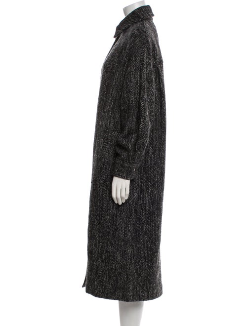 Iro Virgin Wool Faux Fur Coat
