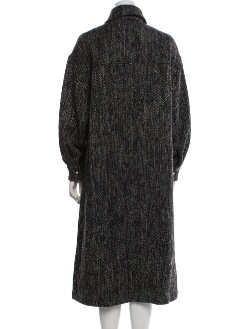Iro Virgin Wool Faux Fur Coat