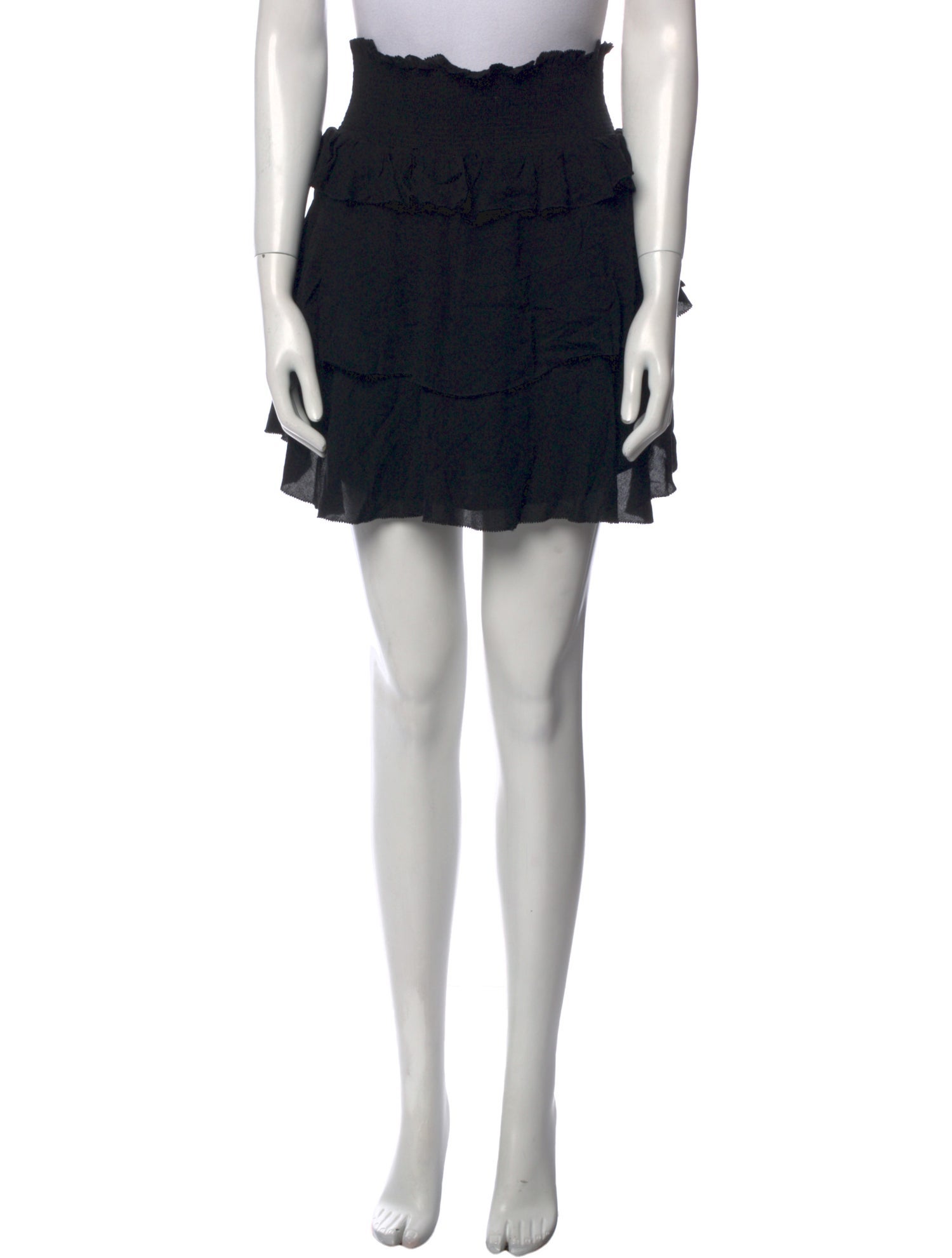 Iro Ruffle Embellishment Knee-Length Skirt