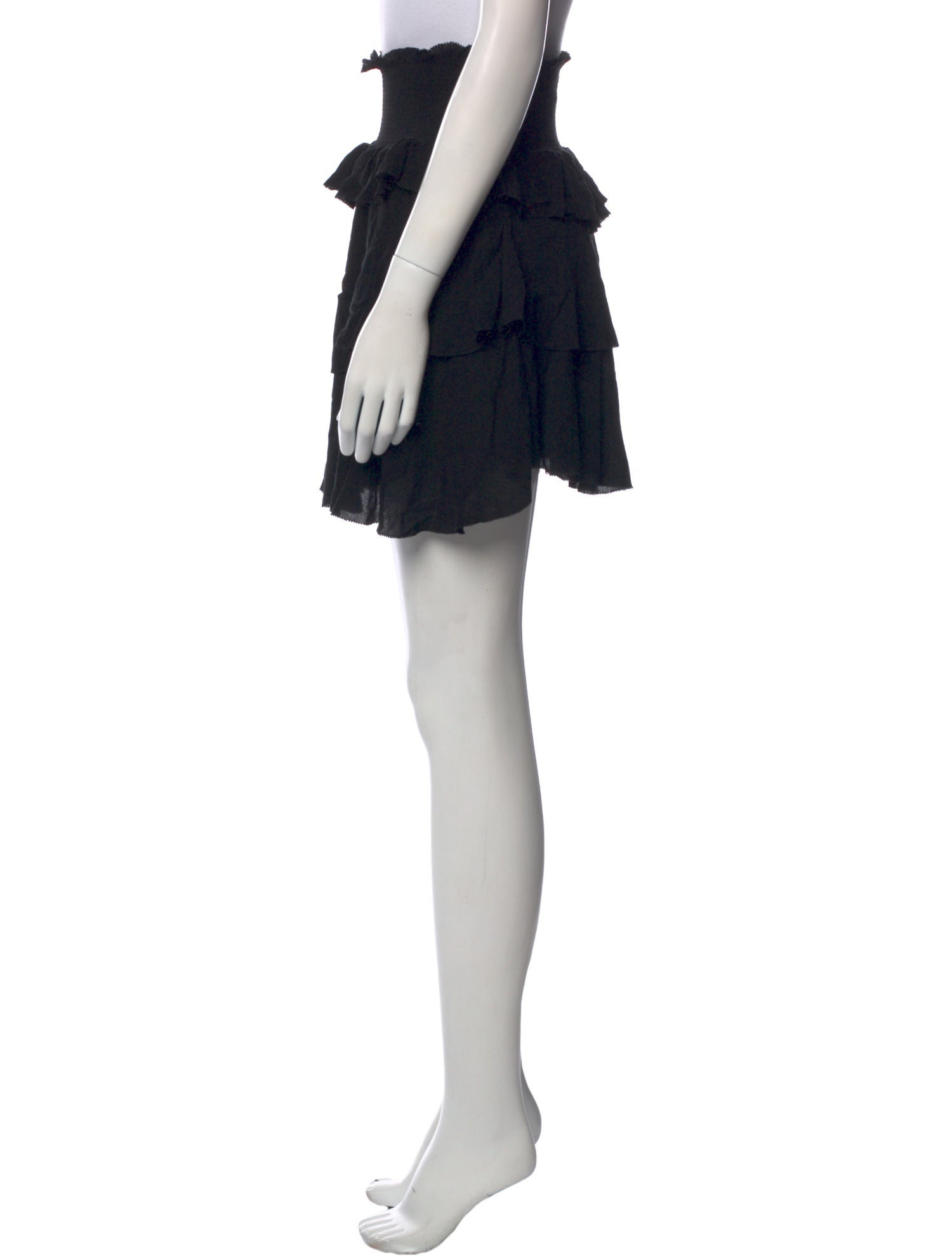 Iro Ruffle Embellishment Knee-Length Skirt