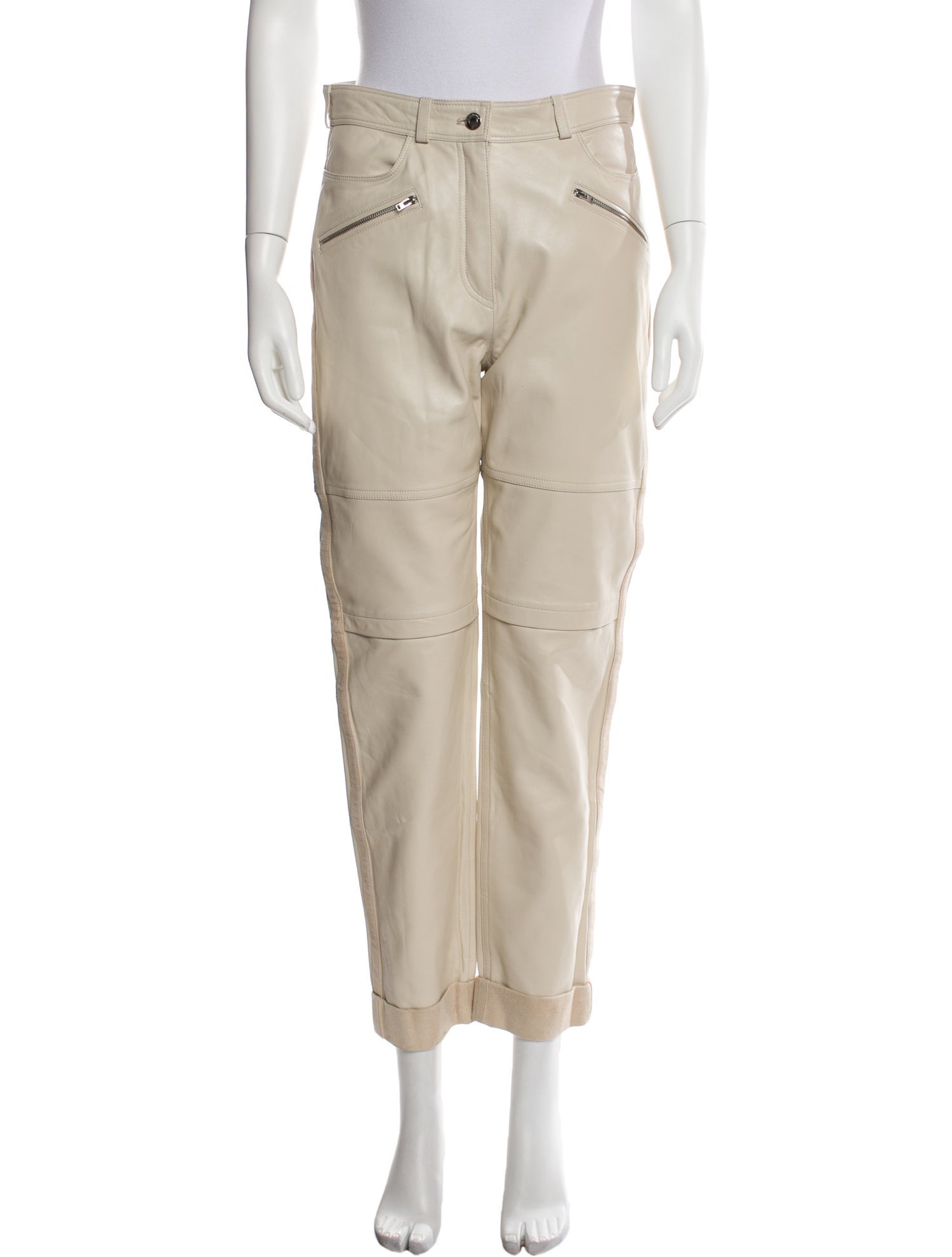 Iro Lamb Leather Skinny Leg Pants w/ Tags