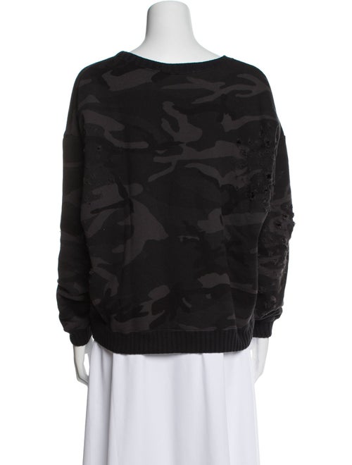 Iro Printed Scoop Neck Sweatshirt