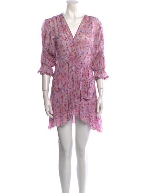 Iro Floral Print Mini Dress