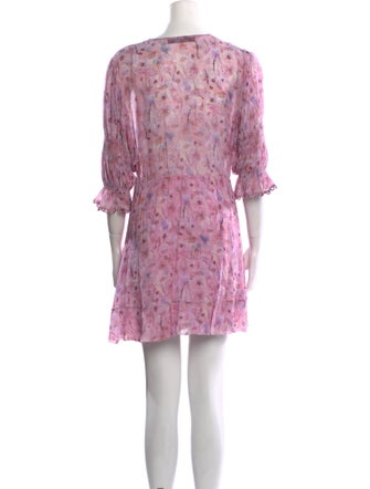 Iro Floral Print Mini Dress