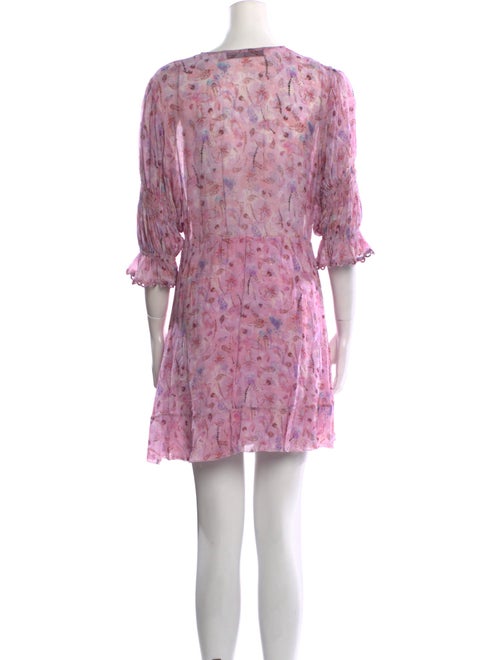 Iro Floral Print Mini Dress