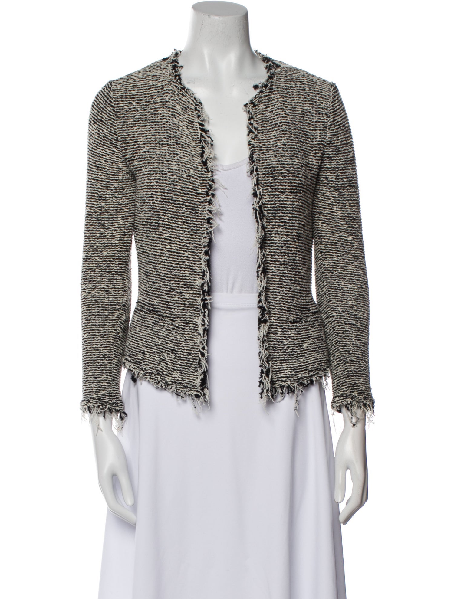 Iro Tweed Pattern Evening Jacket