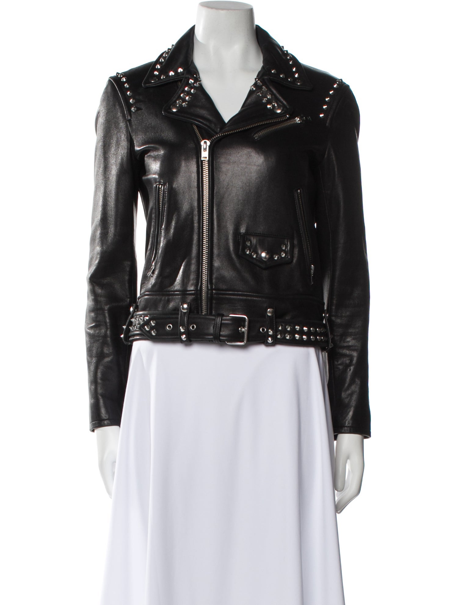 Iro Lamb Leather Biker Jacket