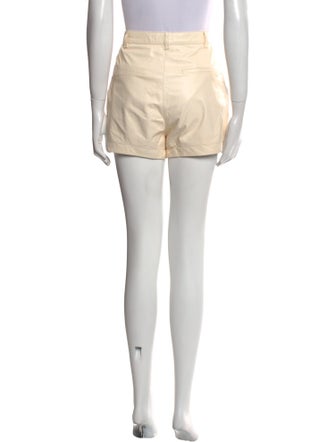 Iro Lamb Leather Mini Shorts