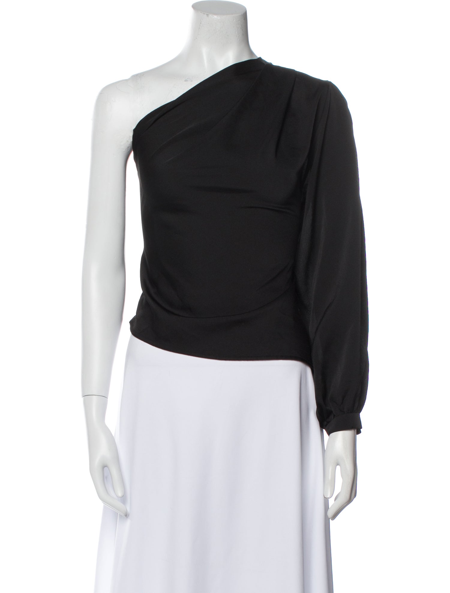 Iro One-Shoulder Long Sleeve Top