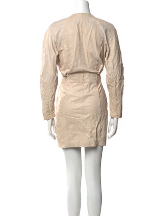 Iro Lamb Leather Mini Dress