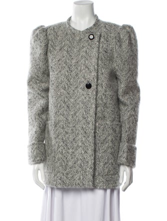 Iro Mohair Printed Evening Jacket