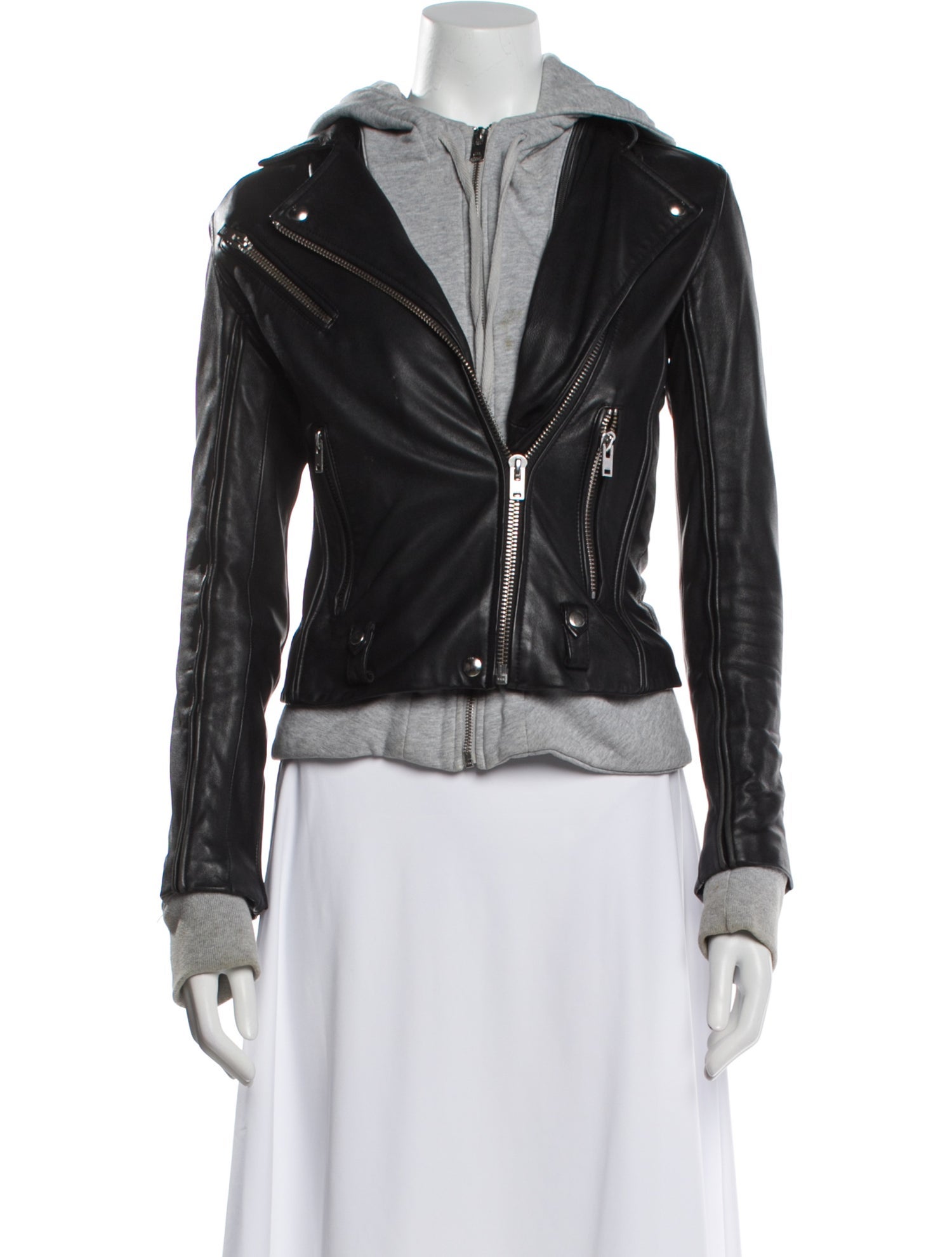 Iro Lamb Leather Biker Jacket