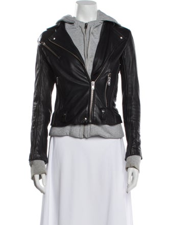 Iro Lamb Leather Biker Jacket