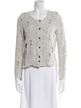 Iro Tweed Pattern Evening Jacket