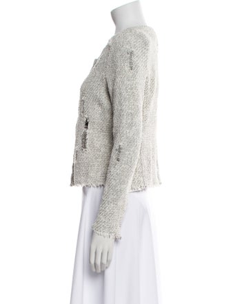 Iro Tweed Pattern Evening Jacket