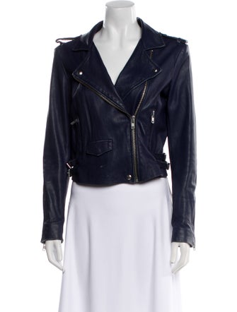Iro Lamb Leather Biker Jacket