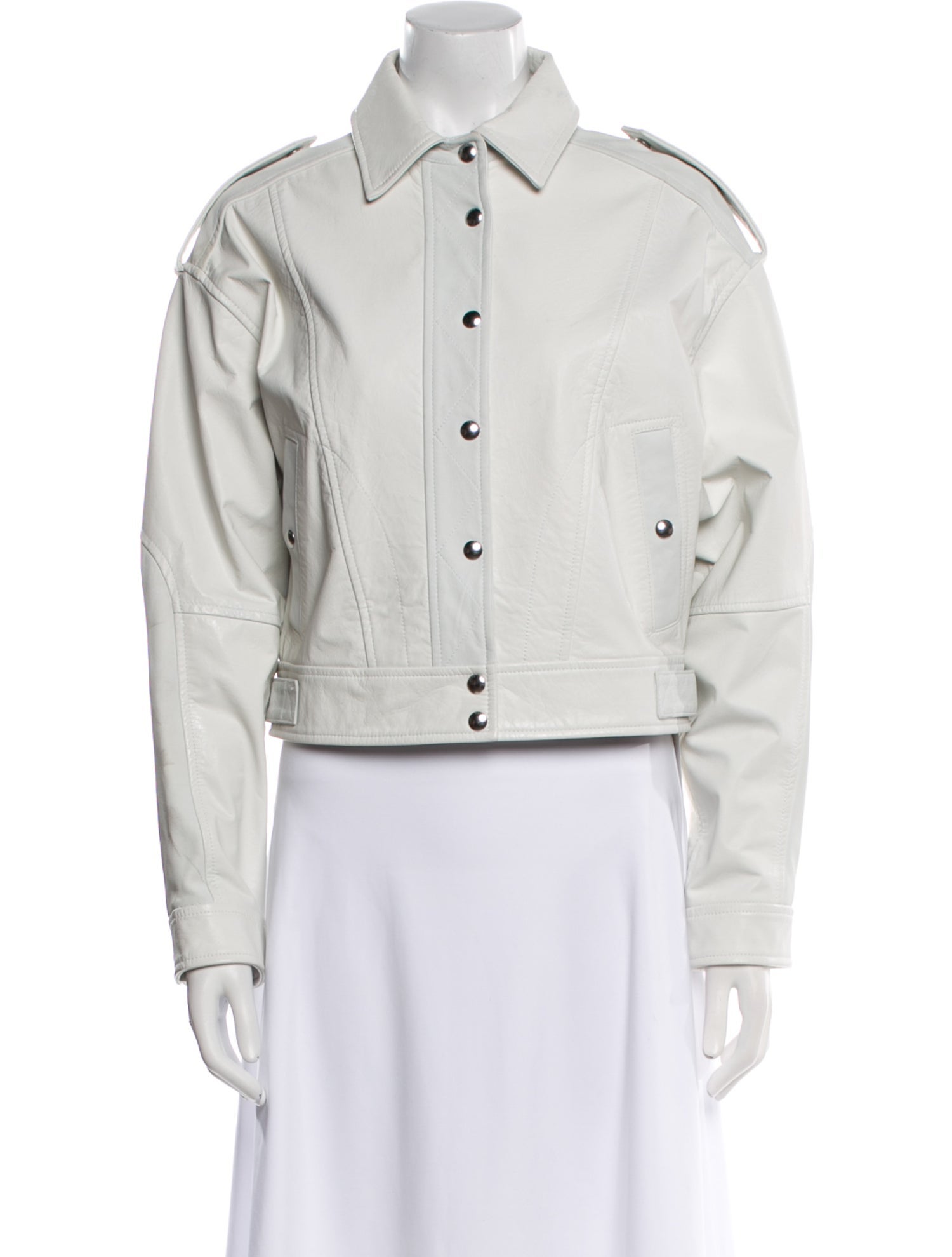 Iro Koabe Lamb Leather Denim Jacket