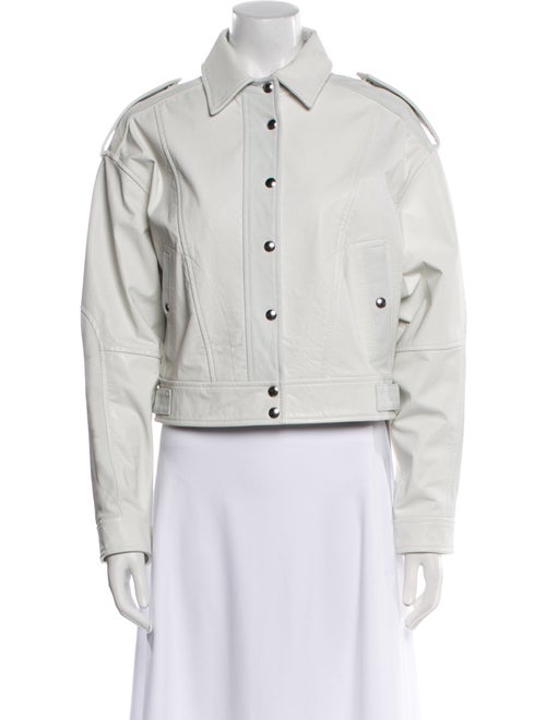 Iro Koabe Lamb Leather Denim Jacket