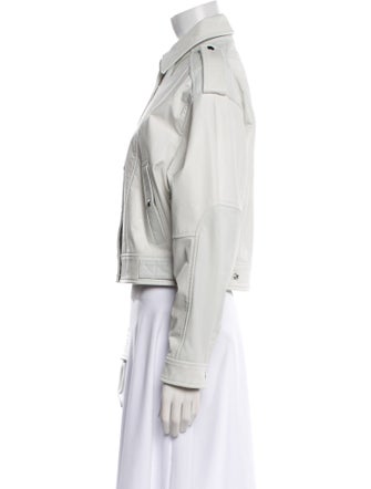 Iro Koabe Lamb Leather Denim Jacket