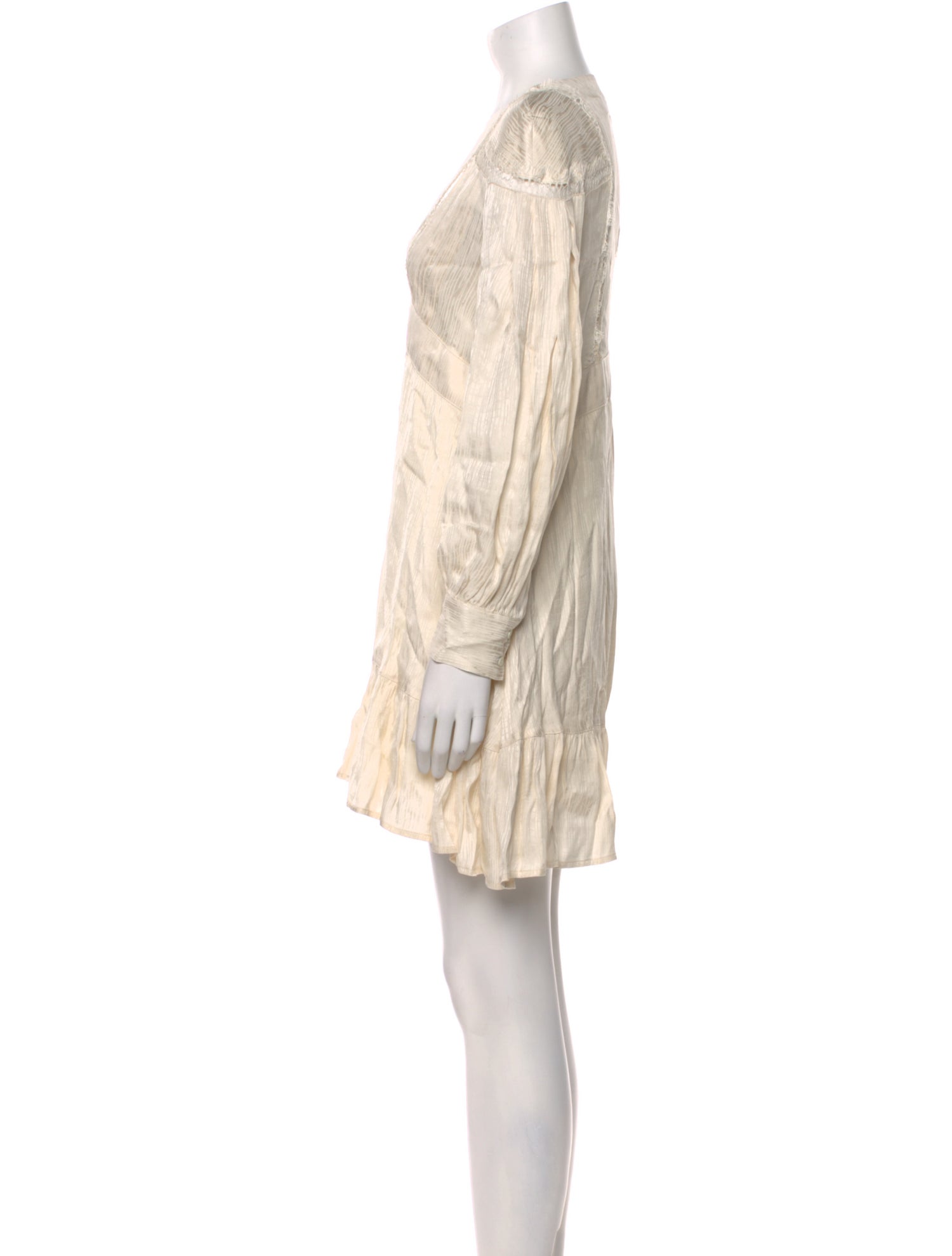 Iro V-Neck Mini Dress