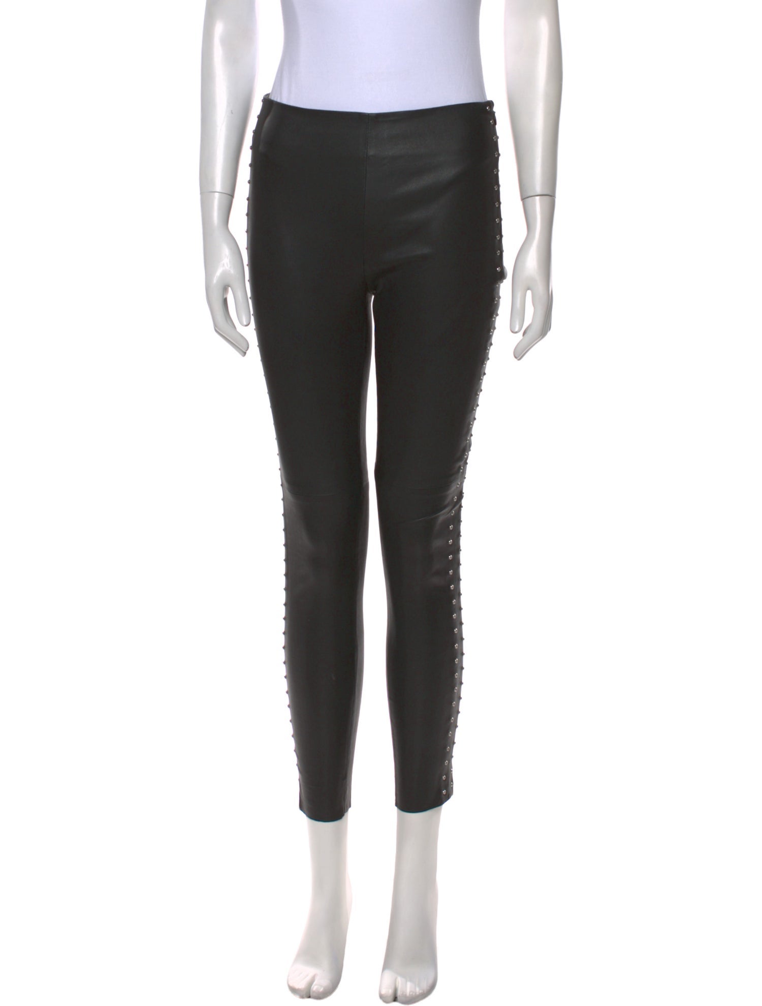 Iro Lamb Leather Skinny Leg Pants