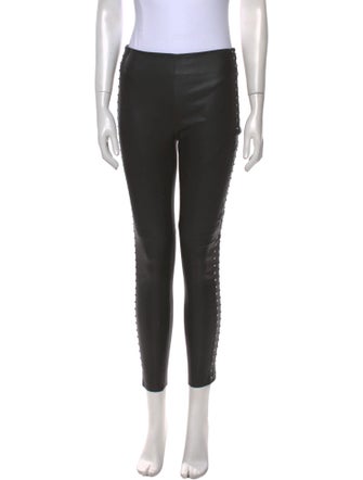 Iro Lamb Leather Skinny Leg Pants
