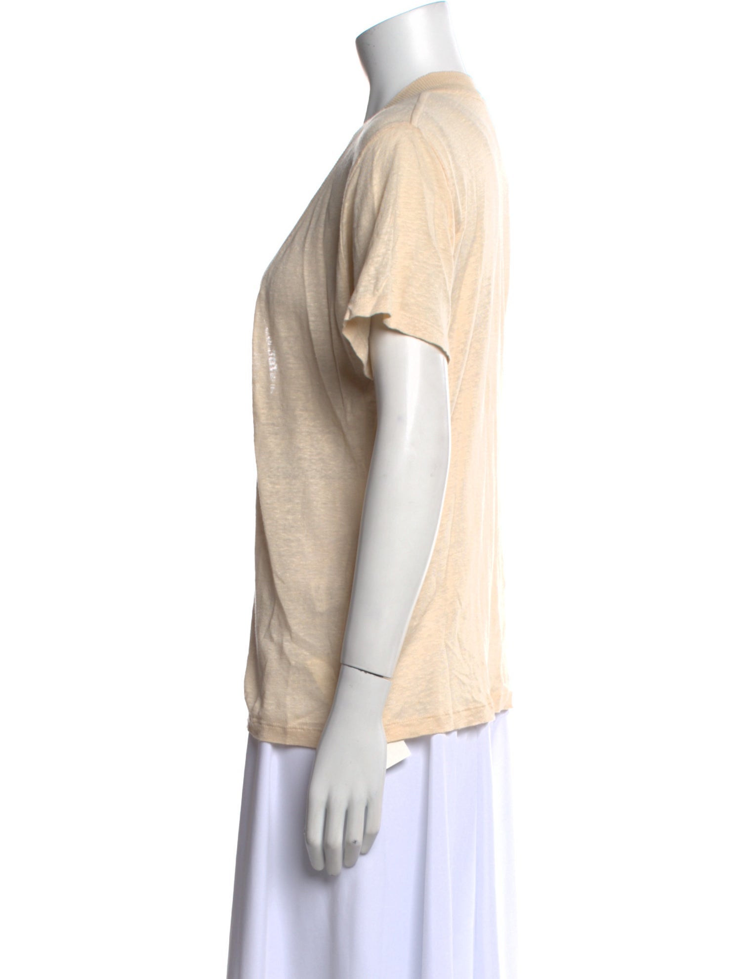Iro Linen V-Neck T-Shirt