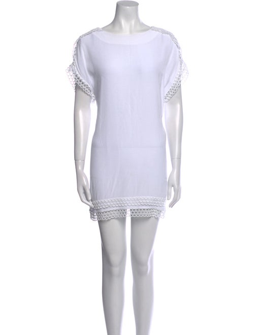 Iro Scoop Neck Mini Dress