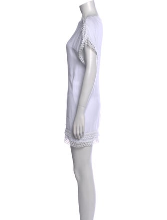 Iro Scoop Neck Mini Dress