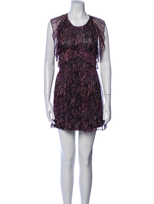 Iro Printed Mini Dress