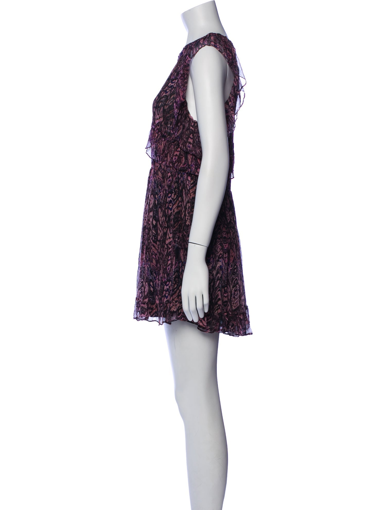 Iro Printed Mini Dress